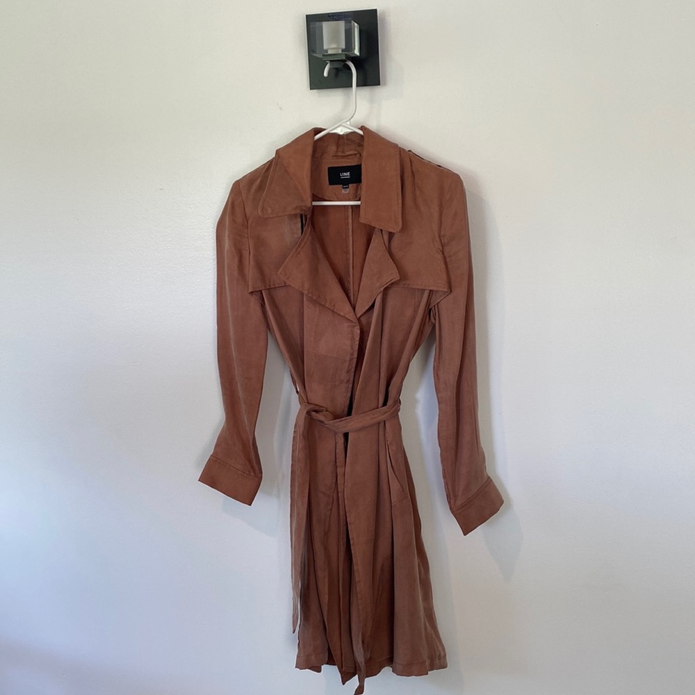 LINE Dusty Rose Pea Coat